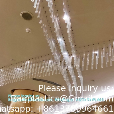 Plastic Pipe Rigid Polycarbonate Round Tube Unbreakable Polycarbonate Tubing Chemical Resistant Clear Tube