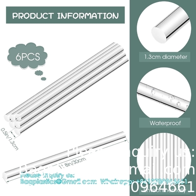 Acrylic Rods 1/8 Inch Diameter Acrylic Dowel Rods Round Acrylic Sticks Acrylic Strip DIY Crafts Party Decorations