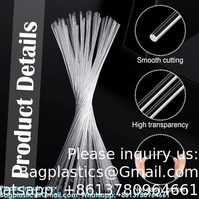 Acrylic Rods 1/8 Inch Diameter Acrylic Dowel Rods Round Acrylic Sticks Acrylic Strip DIY Crafts Party Decorations