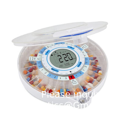 Portable Multifunctional Timing Alarm Clock Intelligent Electronic Medicine Box For Elderly Pill Storage Cases Reminder Feature
