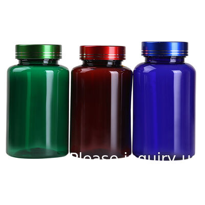 Frosted/Matte 100ml/150ml/200ml/250ml PET Luxury Empty Plastic Vitamin Dietary Supplement Eco-Friendly Recyclable Custom Bottle