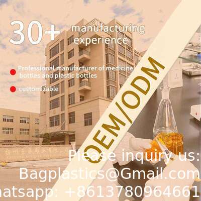 60/75/100/120/150/200/250/300/400/500ML Glass Medicine Multi-Sized Capsule Bottles With Lids Health Supplement Sealed Bottles