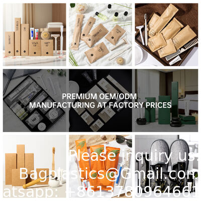 Hotel Toiletries Kit Basic Cleaning Travelling Set Portable Disposable Hotels Amenities Set, Travel Toothbrush Kit, Shaving Kit, Dental Kit, Vanity Kit, Comb, Slipper, Hotel Supplies,