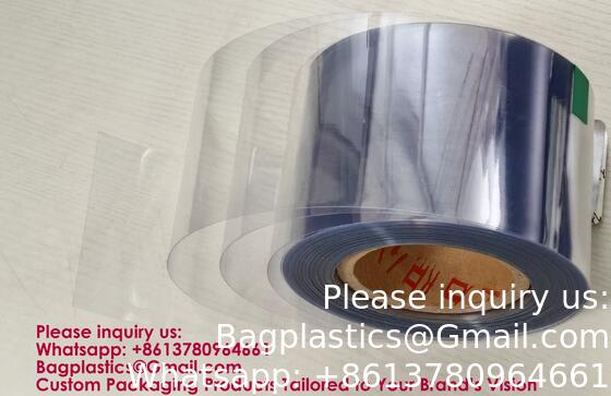 PVDC Film, Alu Alu Foil, PETG Shrink Film, PLA Film, Blister Foil, Composited Film, TPU Film, EVA Film, VINYL Leather, Protection Film, Pharmaceutical Packaging White Colorful PVC/PE Film Rolls