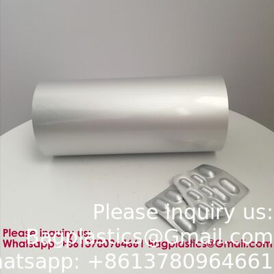 Alu Foil Pharmaceutical Blister Foil | Cold Form Aluminum Foil For Tablet Packaging High Barrier 0.14mm 0.16mm 0.18mm Alu Alu Foil for Blister Packaging
