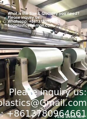 High Shrinkage Transparent, Bottle Label Printing, CPET Shrink film, Shrink Film PVC Shrink Film PETG Shrink Film BOPP Shrink Film POF Shrink Film PLA Shrink Film PE Shrink Film