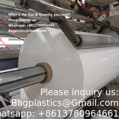 High Shrinkage Clear 40/50 Mic Center Folded Tube, High Shrinkagee Customized 30UM-60UM PETG PVC Shrink Wraps For Beverage Label Printing