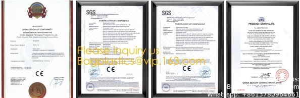 China YANTAI BAGEASE MEDICAL DISPOSABLE CONSUMABLES PRODUCTS CO.,LTD. certification